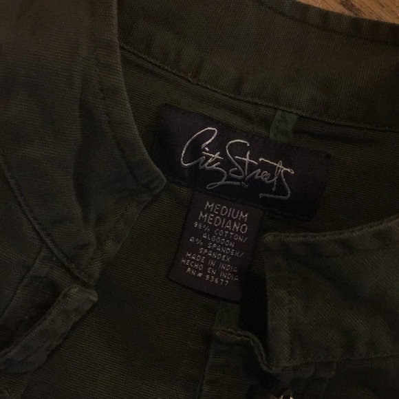 Mid length jacket army green - Picture 3 of 4